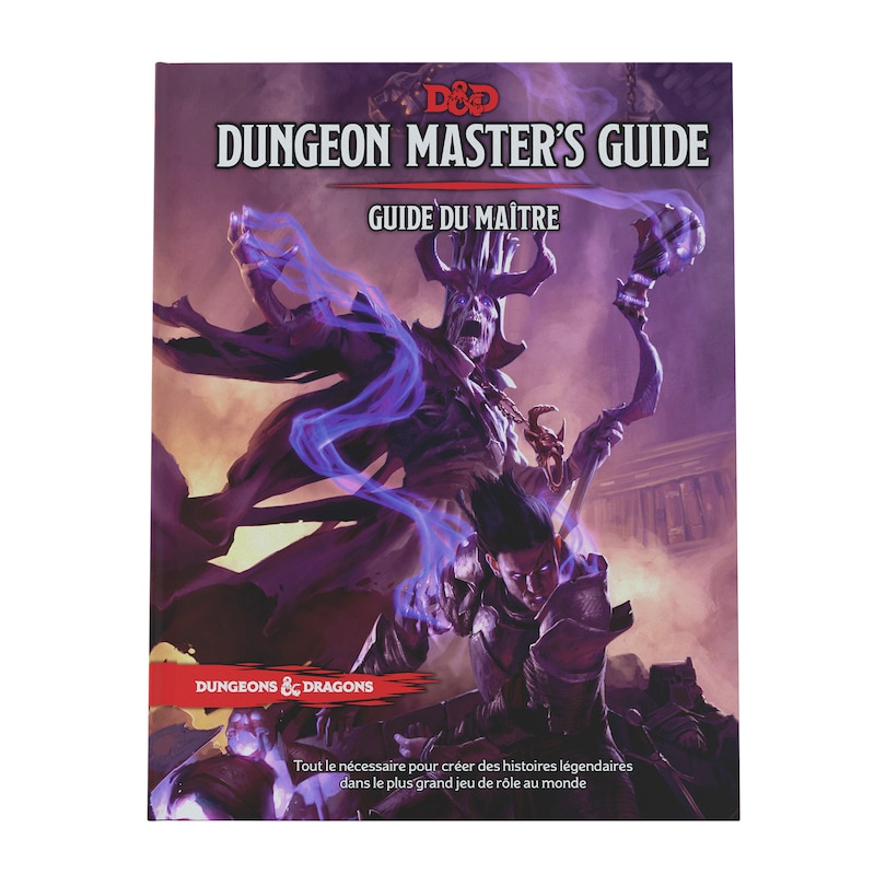 D&D FRENCH RPG DUNGEON MASTER'S GUIDE: Dungeons & Dragons Roleplaying Book
