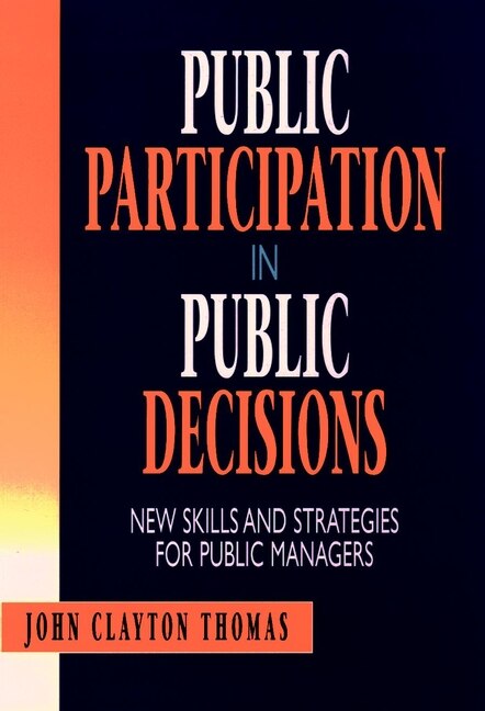 Front cover_Public Participation in Public Decisions