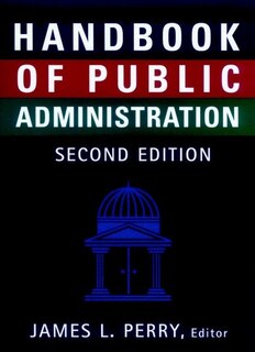 Couverture_Handbook of Public Administration