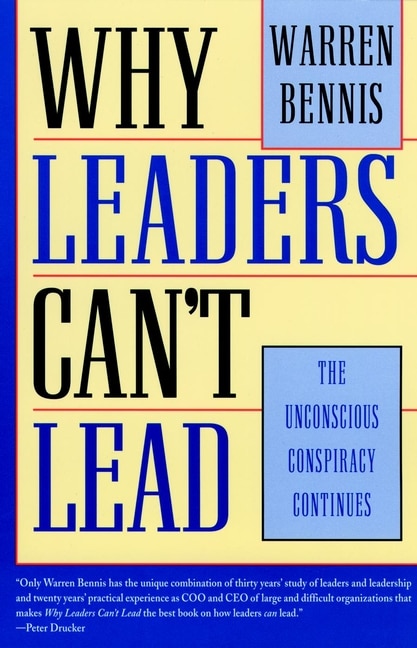 Front cover_Why Leaders Can't Lead