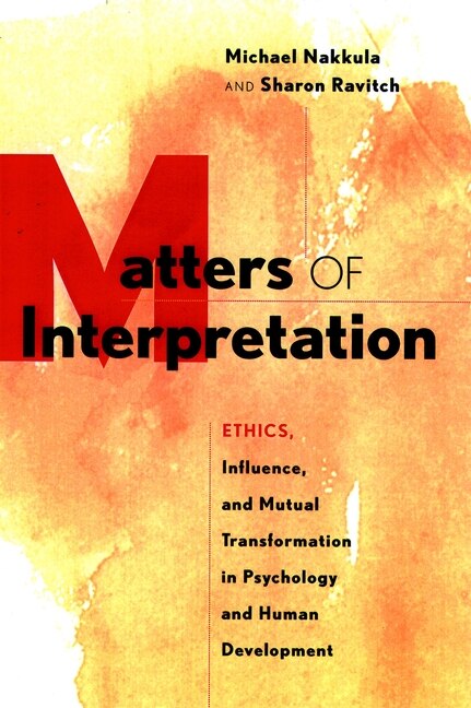 Couverture_Matters of Interpretation
