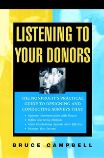 Front cover_Listening to Your Donors