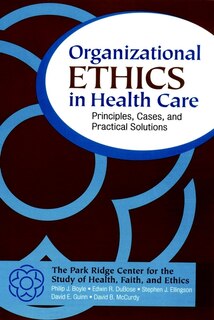 Front cover_Organizational Ethics in Health Care