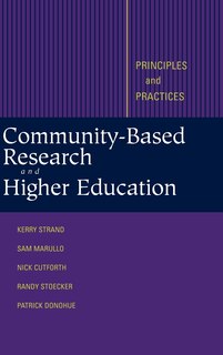 Front cover_Community-Based Research and Higher Education