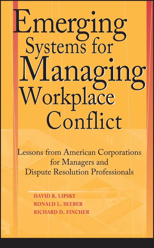 Couverture_Emerging Systems for Managing Workplace Conflict