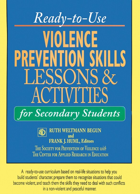 Couverture_Ready-to-Use Violence Prevention Skills Lessons and Activities for Secondary Students