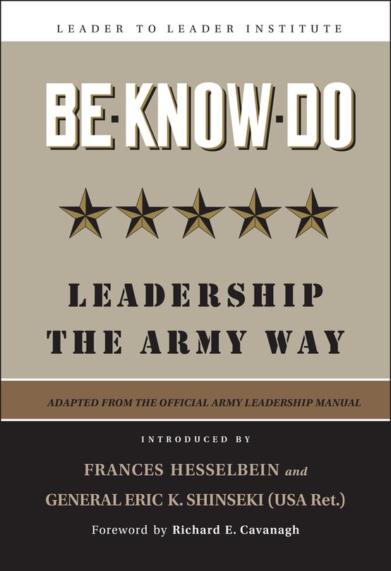 Front cover_Be * Know * Do, Adapted from the Official Army Leadership Manual