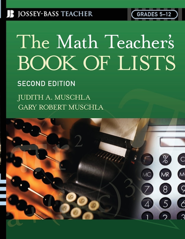 Front cover_The Math Teacher's Book Of Lists