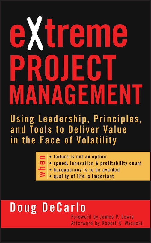 Front cover_eXtreme Project Management