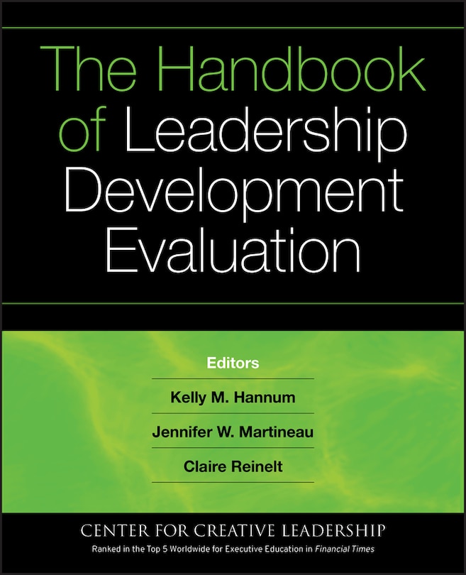 Front cover_The Handbook of Leadership Development Evaluation