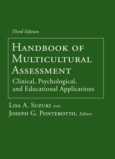 Couverture_Handbook of Multicultural Assessment