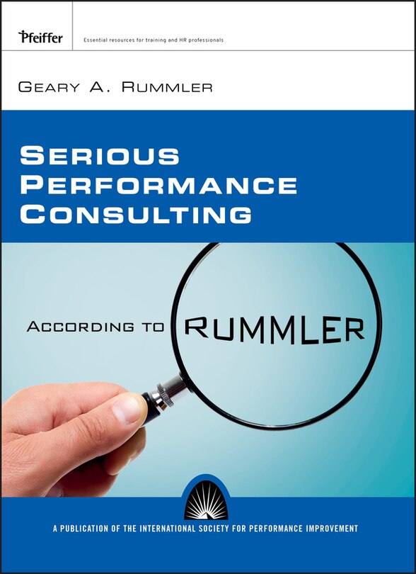 Couverture_Serious Performance Consulting According to Rummler
