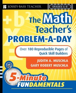 Front cover_The Math Teacher's Problem-a-Day, Grades 4-8