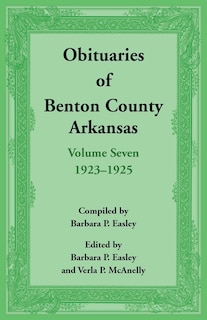 Front cover_Obituaries of Benton County, Arkansas