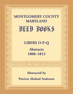 Front cover_Montgomery County, Maryland Deed Books