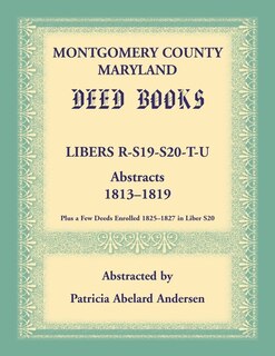 Couverture_Montgomery County, Maryland Deed Books