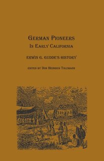 Couverture_German Pioneers in Early California