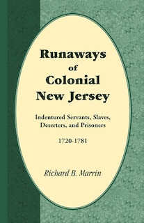 Front cover_Runaways of Colonial New Jersey