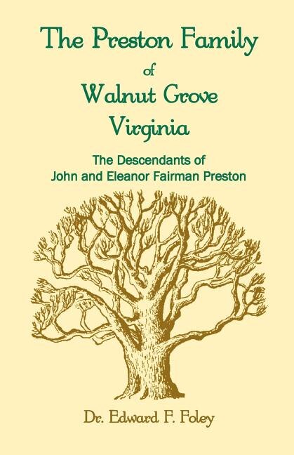 Couverture_The Prestons of Walnut Grove, Virginia