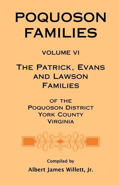 Front cover_Poquoson Families, Volume VI