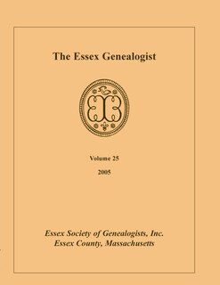 Couverture_The Essex Genealogist, Volume 25, 2005