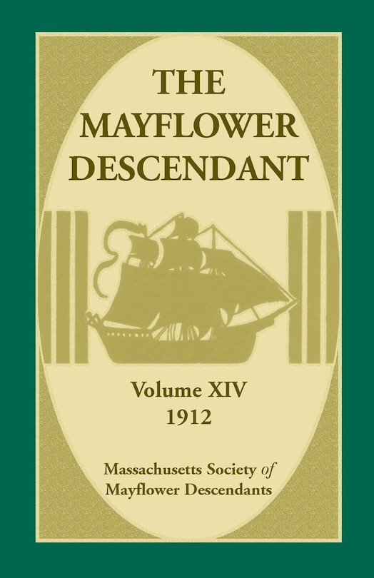 Front cover_The Mayflower Descendant, Volume 14, 1912