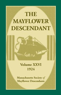 Front cover_The Mayflower Descendant, Volume 26, 1924