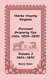Front cover_Clarke County, Virginia Personal Property Tax Lists