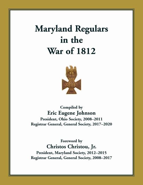 Front cover_Maryland Regulars in the War of 1812