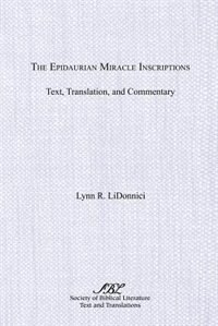 Front cover_The Epidaurian Miracle Inscriptions