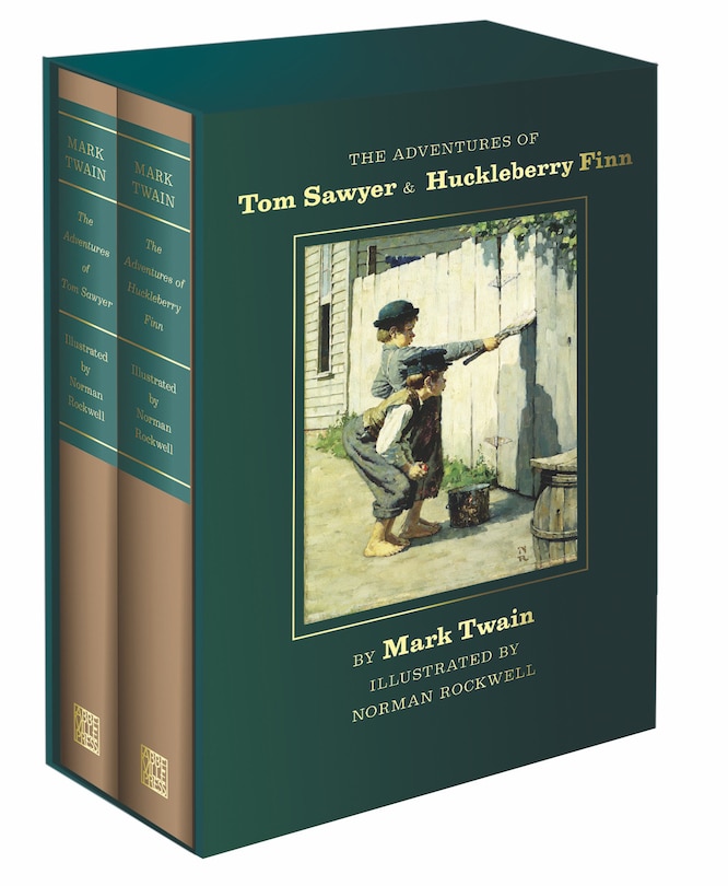 Front cover_The Adventures Of Tom Sawyer And Huckleberry Finn