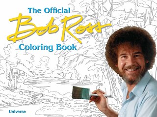 Front cover_The Bob Ross Coloring Book