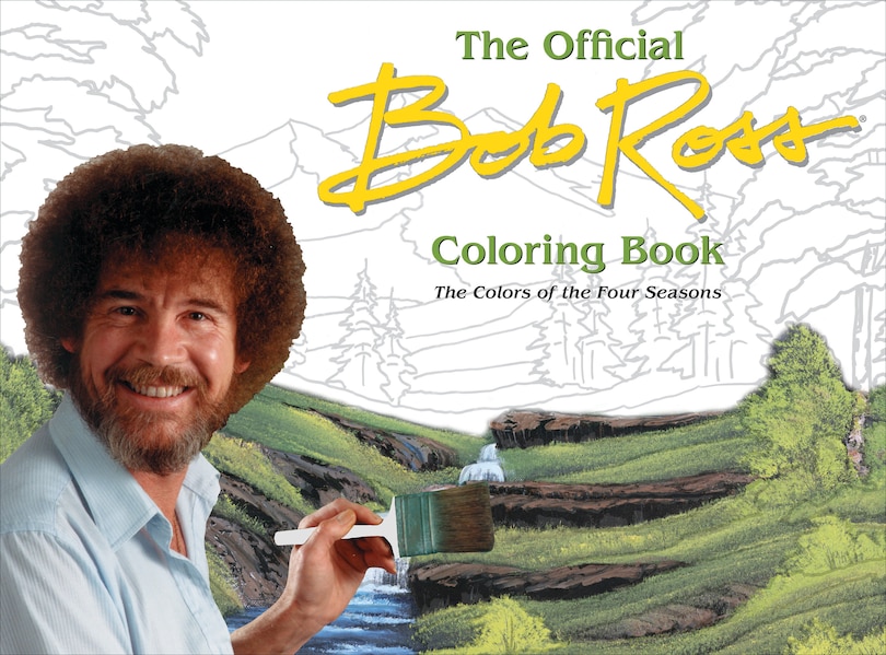 Couverture_The Official Bob Ross Coloring Book