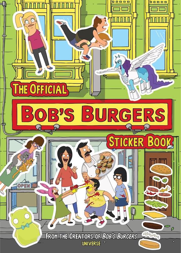 Front cover_The Official Bob's Burgers Sticker Book