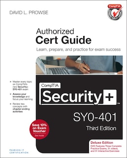 Couverture_Comptia Security+ Sy0-401 Cert Guide, Deluxe Edition