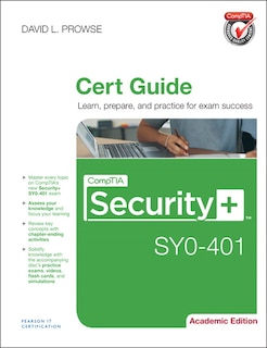 Couverture_Comptia Security+ Sy0-401 Cert Guide, Academic Edition