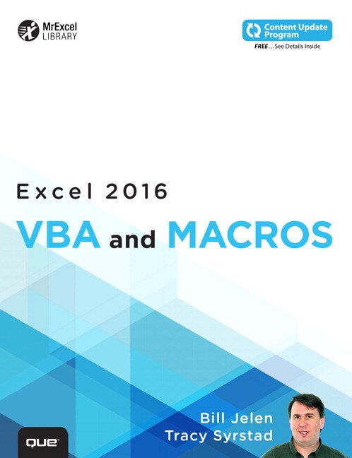 Front cover_Excel 2016 VBA and Macros
