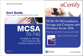 Couverture_Mcsa 70-740 Installation, Storage, And Compute With Windows Server 2016 Pearson Ucertify Course And Labs And Textbook Bundle