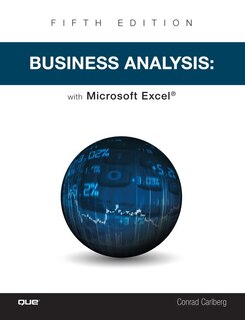 Front cover_Business Analysis With Microsoft Excel