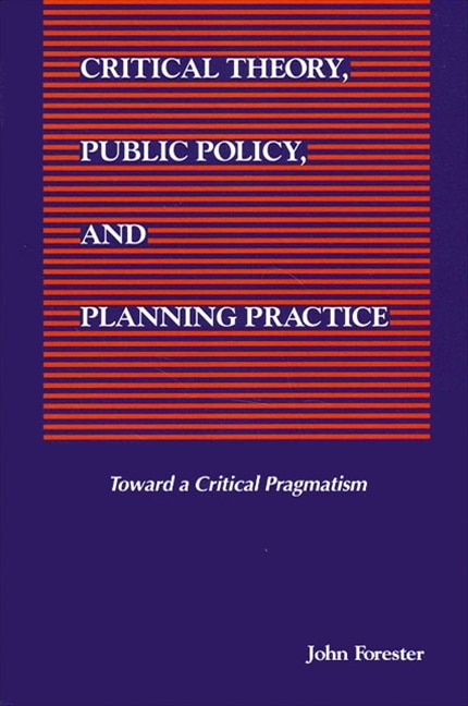 Couverture_Critical Theory, Public Policy, and Planning Practice