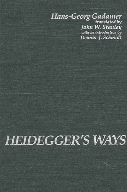 Front cover_Heidegger's Ways