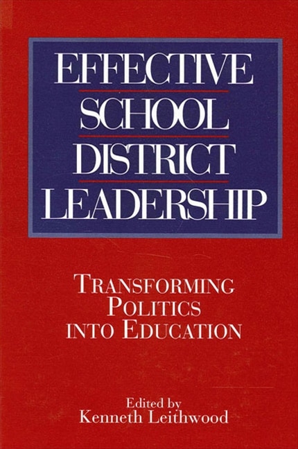 Front cover_Effective School District Leadership
