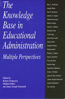 Front cover_The Knowledge Base in Educational Administration