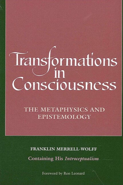 Front cover_Transformations In Consciousness
