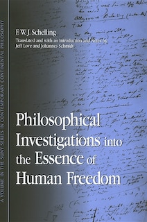 Couverture_Philosophical Investigations Into The Essence Of Human Freedom