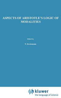 Couverture_Aspects of Aristotle's Logic of Modalities
