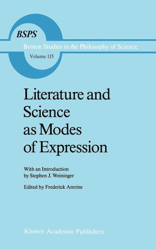 Couverture_Literature and Science as Modes of Expression