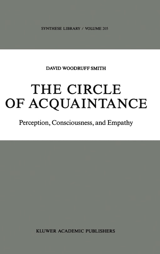 Front cover_The Circle of Acquaintance