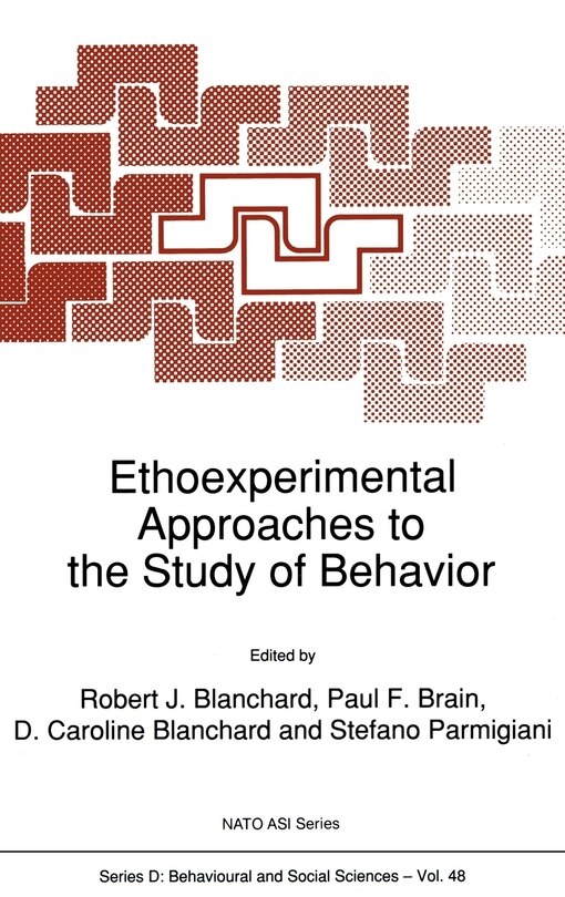 Couverture_Ethoexperimental Approaches to the Study of Behavior