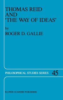 Front cover_Thomas Reid and 'The Way of Ideas'
